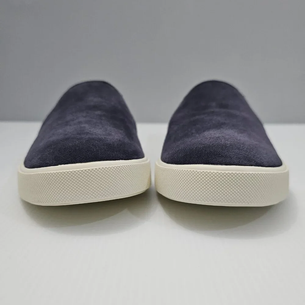 Vince Blair Loafer Sneaker Womens 10 Blue Ink Suede Slip On Casual Designer NEW - Picture 5 of 14